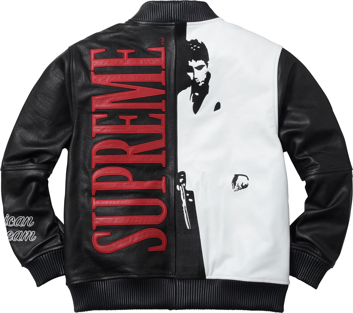 Scarface™ Embroidered Leather Jacket view 2